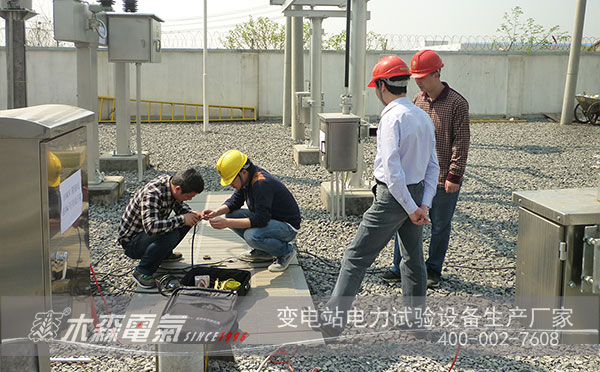 河南洛陽220kV輸電線路工頻參數(shù)測試